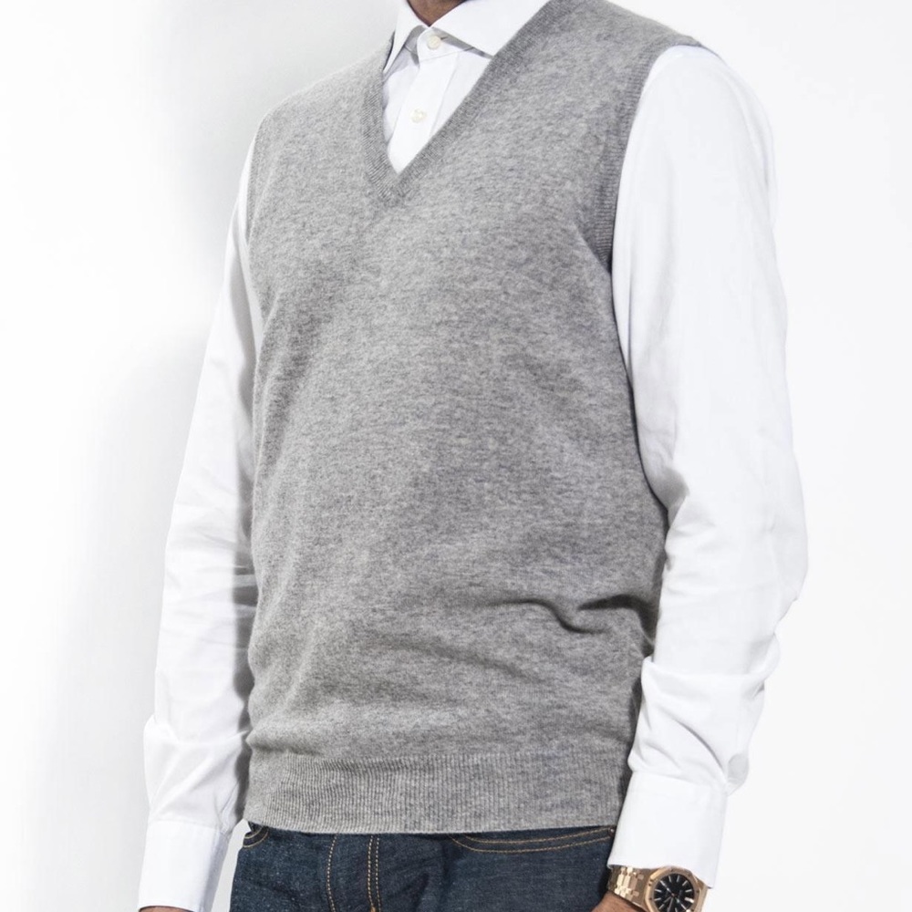 Men’s Grey J. Crew Sweater Vest